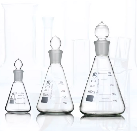 Erlenmeyer flask with standard stopper 24/40