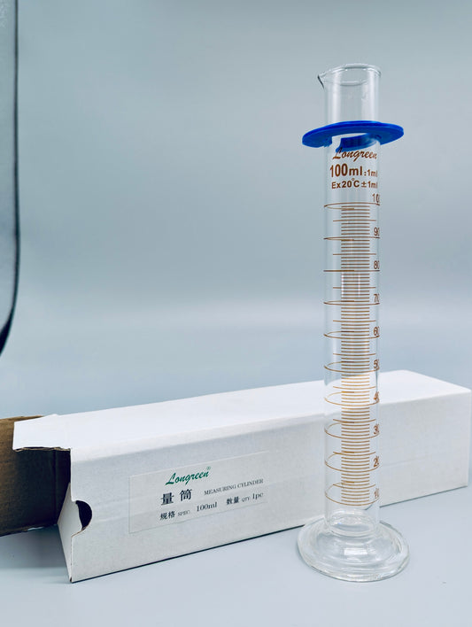 Heavy Duty Borosilicate Glass Graduate Cylinders, 100 mL, 1 pcs/box