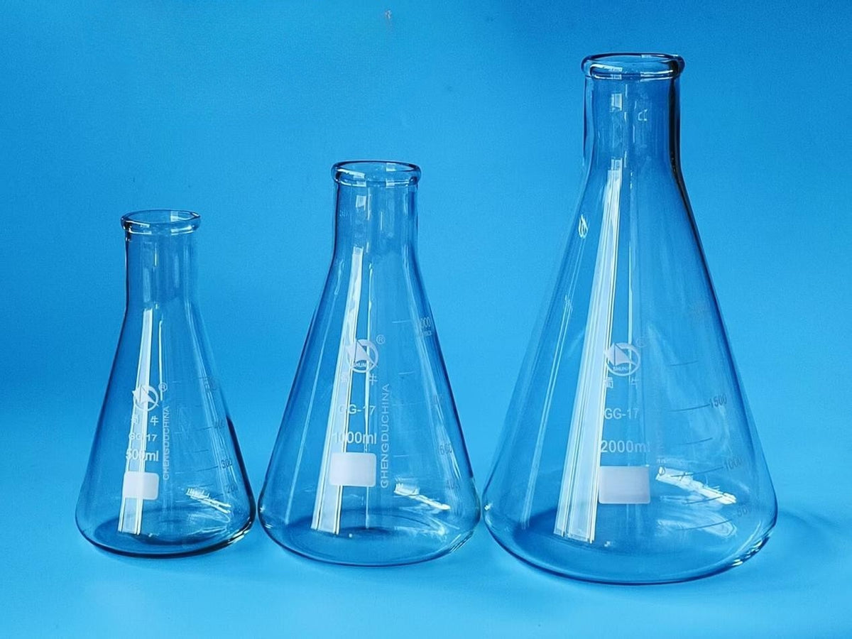 Conical Lab Conical Flask (Erlenmeyer Flask), Shuniu – Longreen Laboratory Supplies