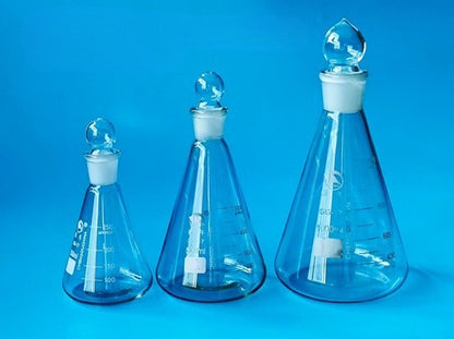 Conical Flask (Erlenmeyer Flask) with Standard Stopper, Shuniu